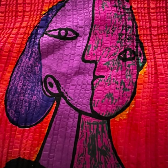 Valentina,PICASSO Design 2 sided TOP WEAR or FRAME IT Or PILLOW COVER  stretchy - Picture 8 of 10